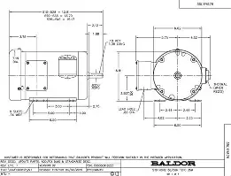 Baldor M3559 AC Motor 3HP Variant Y