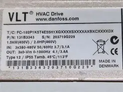 Danfoss VLTFC-102P2K2C Drive