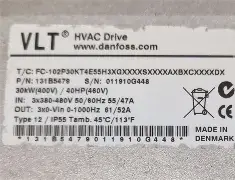 Danfoss VLTFC-302P1K5E Drive
