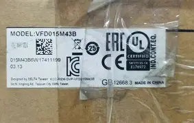 Delta VFD-E015H43AF Drive