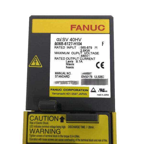 Fanuc A06B6127-H104C Servo Motor