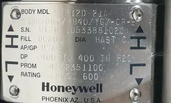Honeywell STT3000SG0A0A1A1AD Transmitter