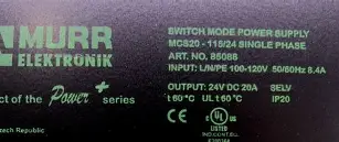 Murr MCS10-115-230K4 Power Supply