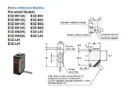 Omron E3Z-D82 Photoelectric Sensor Variant N