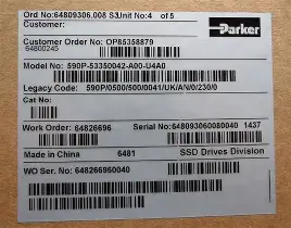 Parker SSD590P-2030442 Drive