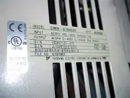 Yaskawa CIMR-G7C20P4H G7 Drive