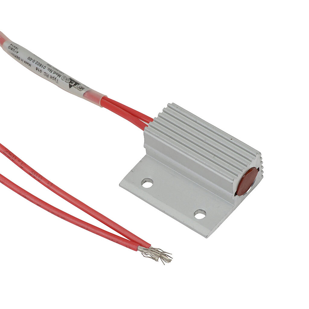 016020-00 - Stego enclosure heater, 8W heating capacity, PTC resistor heating element, 120-240 VAC/VDC operating voltage, panel mount.