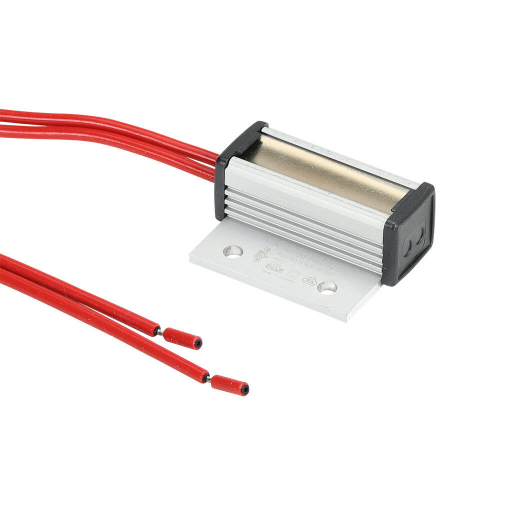 01651.0-00 - Stego enclosure heater, 8W heating capacity, PTC resistor heating element, 120-240 VAC/VDC operating voltage, 50/60 Hz, panel mount.