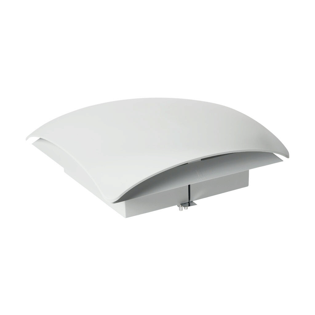 018600-04 - Stego exhaust fan, top mount, 203 CFM, 24 VDC operating voltage, G3 (coarse) filter mat, NEMA 3R, safe for outdoor use, 9.69 x 9.69in enclosure cutout, RAL 7035 light gray.