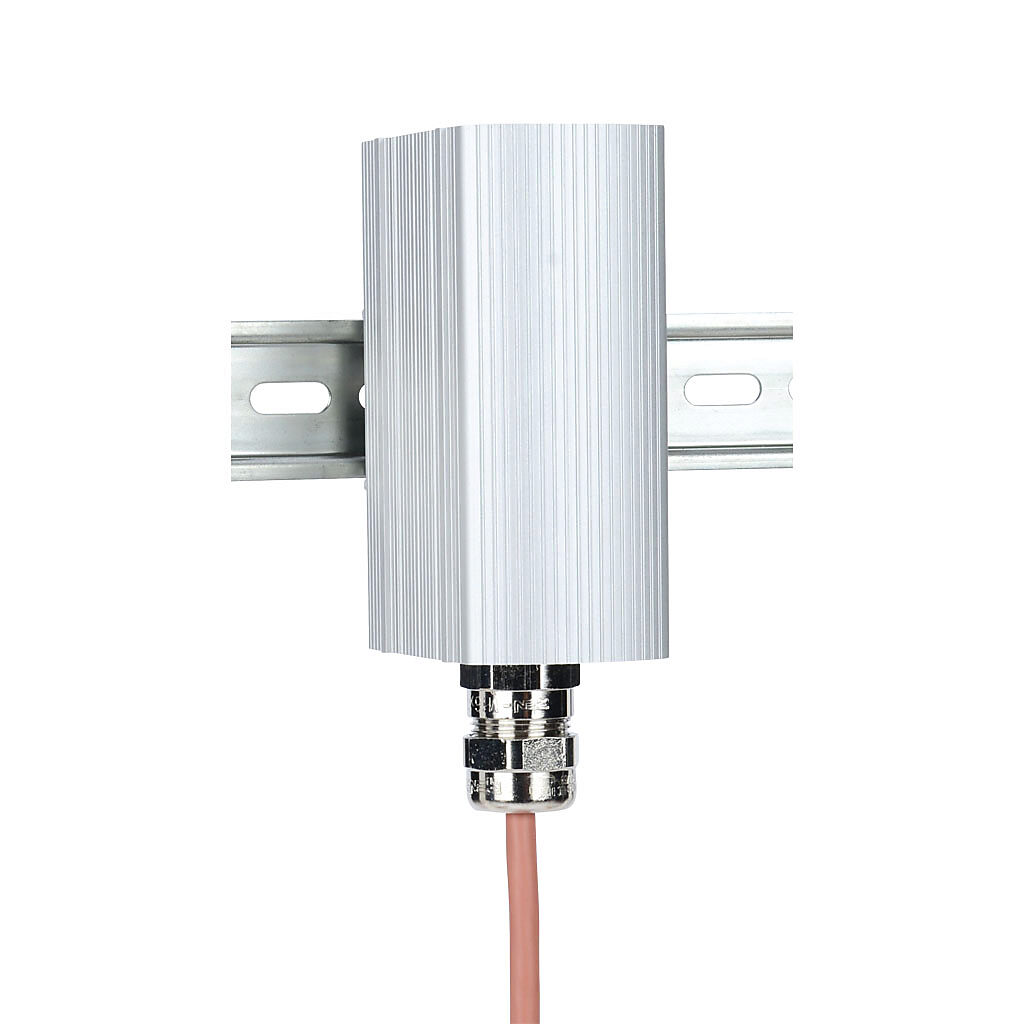 020319-00 - Stego enclosure heater, hazardous location rated, 50W heating capacity, high performance cartridge heating element, 120 VAC operating voltage, 35mm DIN rail mount.