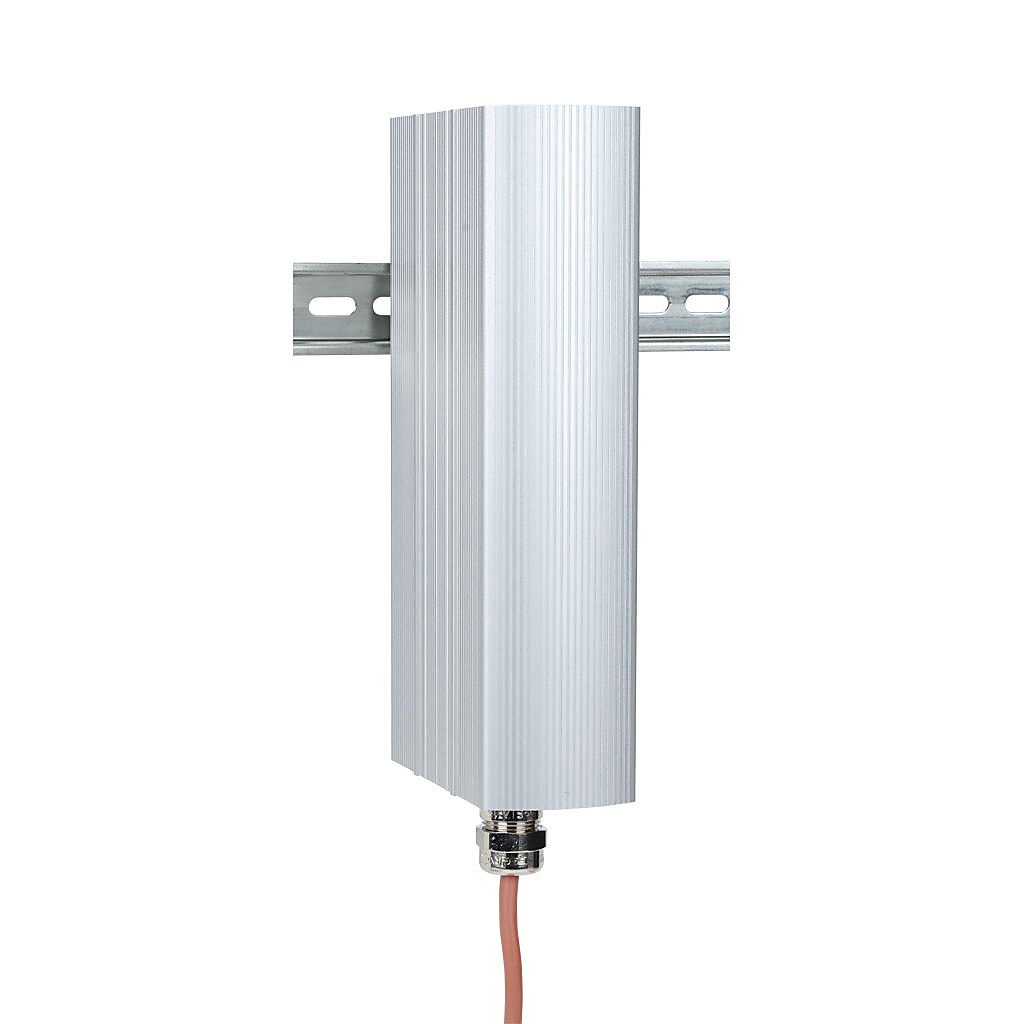 020340-00 - Stego enclosure heater, hazardous location rated, 200W heating capacity, high performance cartridge heating element, 230 VAC operating voltage, 35mm DIN rail mount.