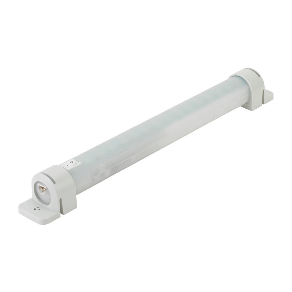 021000-30 - Stego Varioline LED enclosure light, 100-240 VAC operating voltage, on/off switch, 15.6in length, 1080 lm, magnet mount, 2-pole plug with snap lock, 11W, IP20.