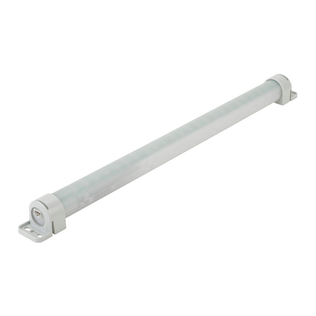 022200-00 - Stego Varioline LED enclosure light, 100-240 VAC operating voltage, no switch, 23.4in length, 1730 lm, screw mount, 2-pole plug with snap lock, 16W, IP20.