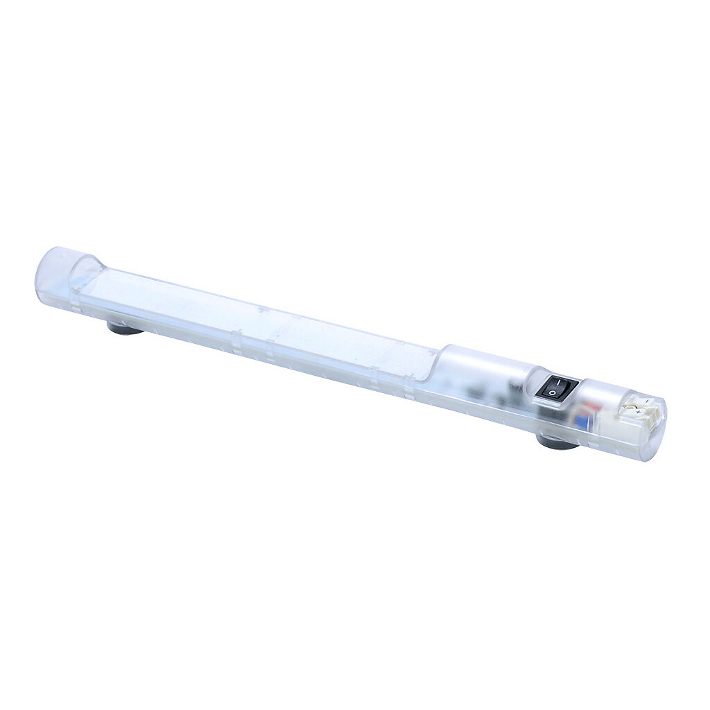 025401-10 - Stego Ecoline LED enclosure light, 24-48 VDC operating voltage, on/off switch, 13.8in length, 400 lm, magnet mount, 2-pole dual cage clamp for 16 AWG stranded wire with ferrule or 14 AWG solid wire, 5W, IP20.