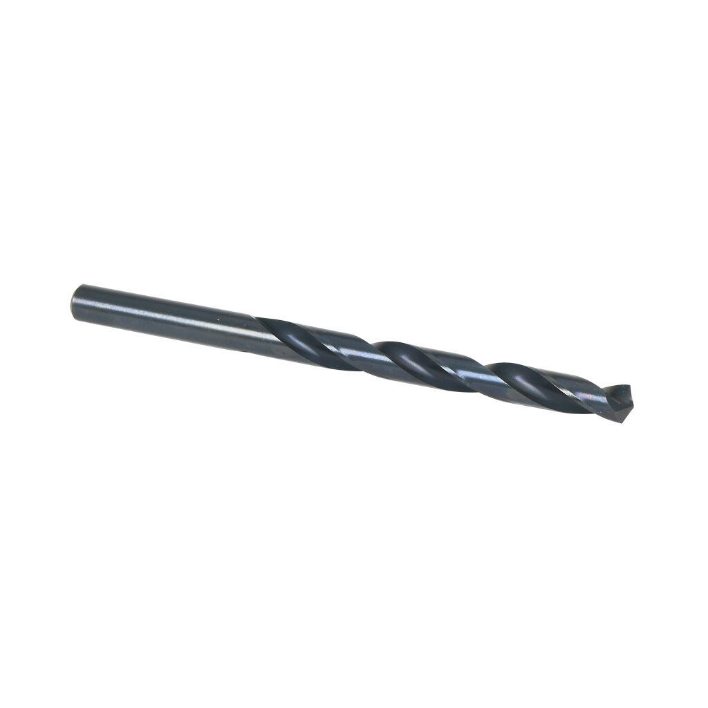 02922 - Viking jobber-length drill bit, 9/32in, split point, high-speed steel (HSS), black oxide finish, round shank, 4.3in (109mm) overall length. Package of 10.