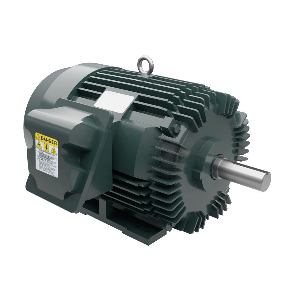 0404SDSR41A-P - Toshiba SD premium efficiency AC induction motor, high-performance inverter duty and severe duty, 40hp, 3-phase, 230/460 VAC, 1800rpm, TEFC, NEMA 324T frame, cast iron, rigid base mount.