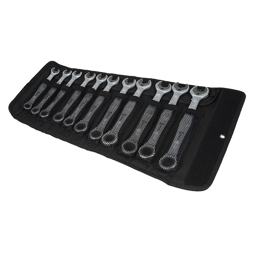 05020013055 - Wera Joker combination wrench set, ratcheting, 11 pieces, steel, metric.