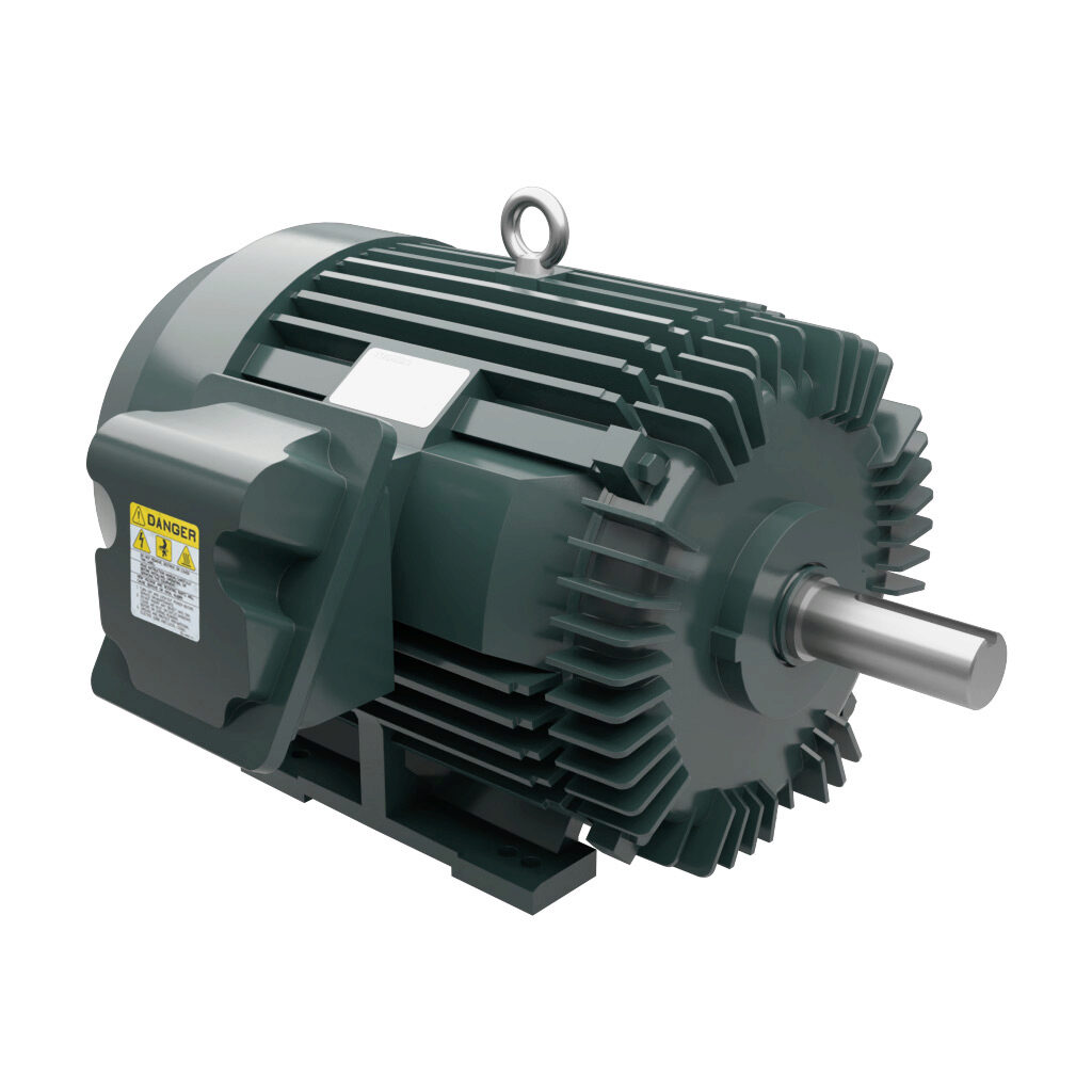 0604SDSR41A-P - Toshiba SD premium efficiency AC induction motor, high-performance inverter duty and severe duty, 60hp, 3-phase, 230/460 VAC, 1800rpm, TEFC, NEMA 364T frame, cast iron, rigid base mount.