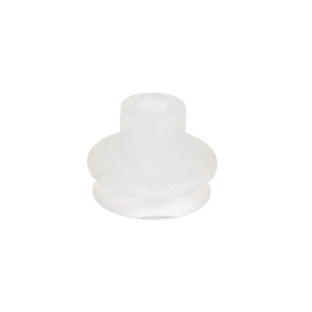 10.01.06.00374 - Schmalz vacuum suction cup, replacement, bellows, round, 1 fold(s), 20mm, silicone.