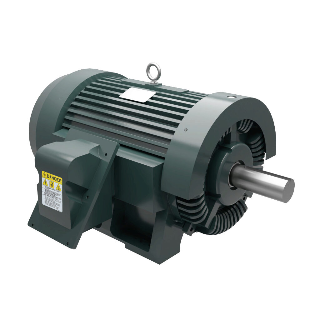 1004SDSR41A-PR - Toshiba SD premium efficiency AC induction motor, high-performance inverter duty and severe duty, 100hp, 3-phase, 230/460 VAC, 1800rpm, TEFC, NEMA 405T frame, cast iron, rigid base mount.