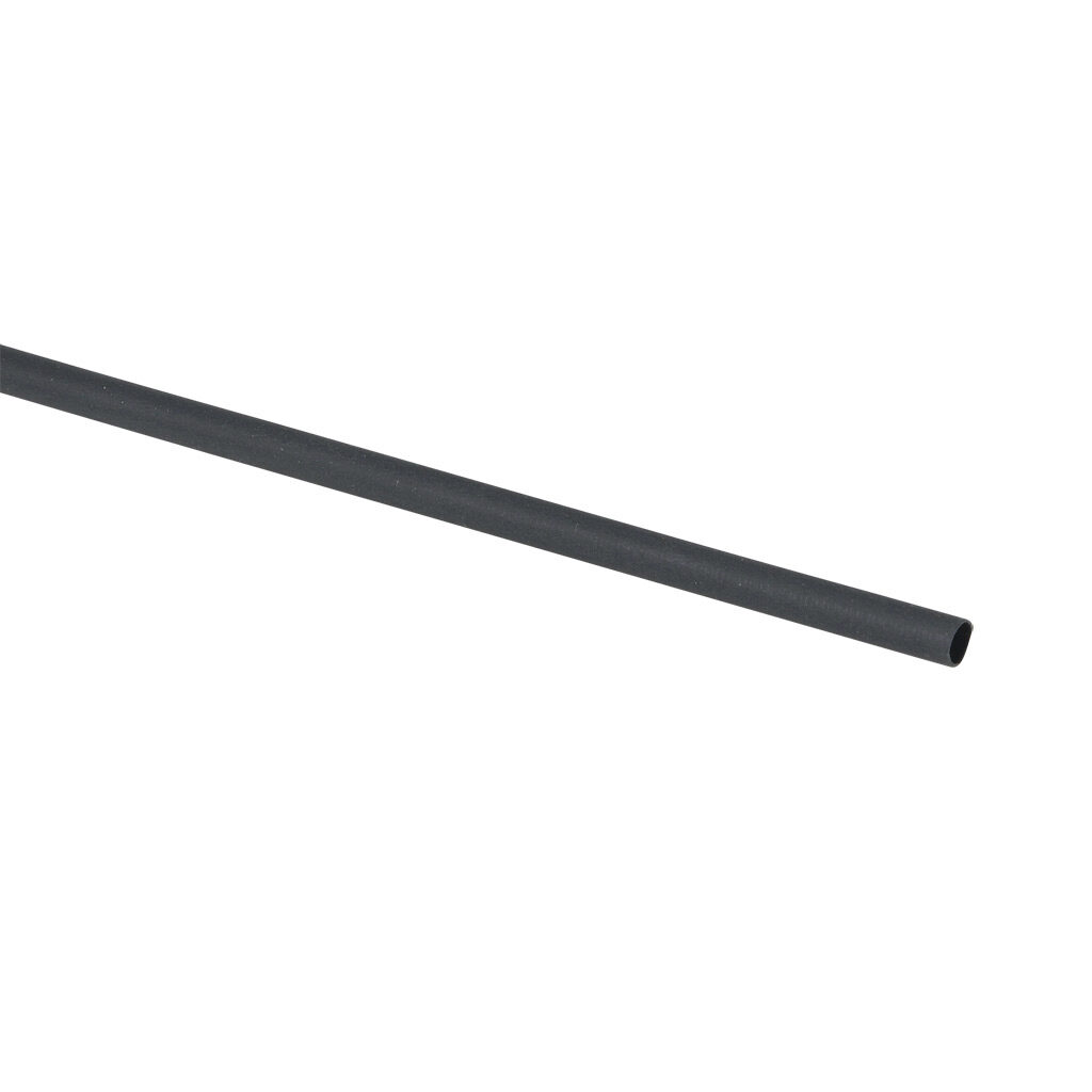 106-10061 - Sumitomo B2 heat shrink tubing, 1/8in trade size, 2:1 shrink ratio, single wall, flexible, black, flame retardant, UL 1581 VW-1, 4ft stick length. Package of 10.