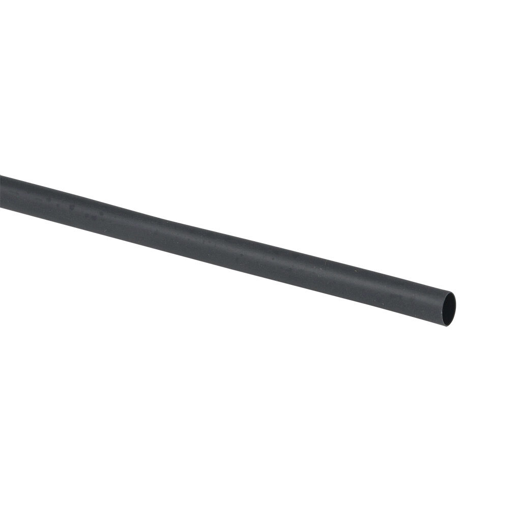 106-10117 - Sumitomo B2 heat shrink tubing, 1/4in trade size, 2:1 shrink ratio, single wall, flexible, black, flame retardant, UL 1581 VW-1, 4ft stick length. Package of 10.