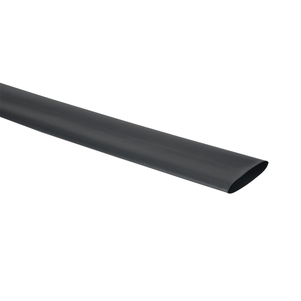 106-10241 - Sumitomo B2 heat shrink tubing, 1-1/2in trade size, 2:1 shrink ratio, single wall, flexible, black, flame retardant, UL 1581 VW-1, 4ft stick length. Package of 5.
