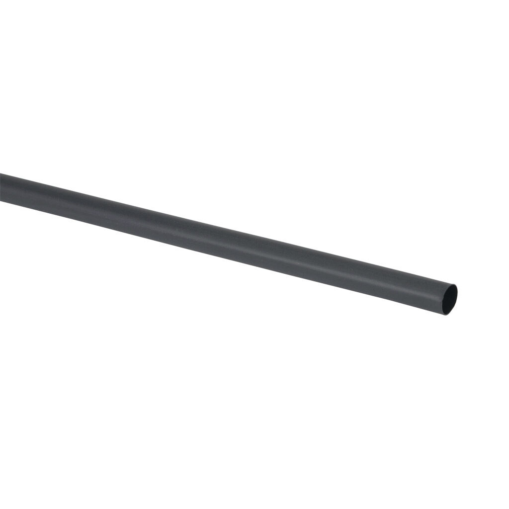 115-10076 - Sumitomo W3B2 heat shrink tubing, 3/8in trade size, 3:1 shrink ratio, dual wall, hot melt adhesive, flexible, black, flame retardant, 4ft stick length. Package of 5.