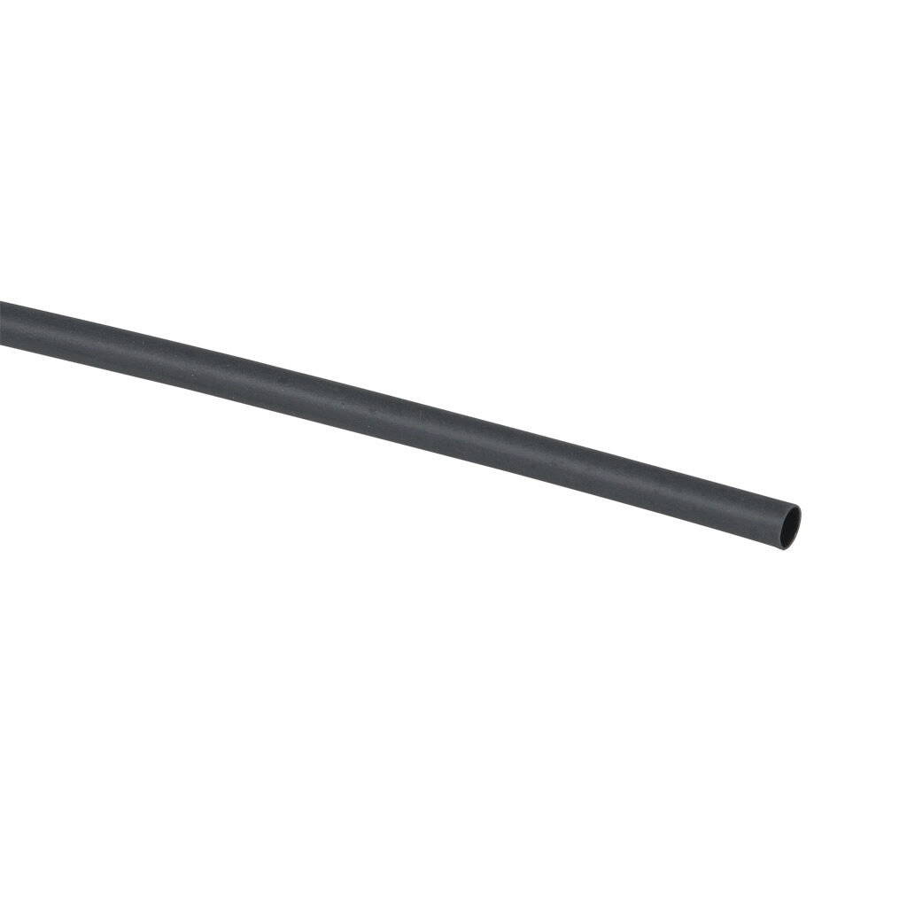 115-10097 - Sumitomo W3B2 heat shrink tubing, 1/8in trade size, 3:1 shrink ratio, dual wall, hot melt adhesive, flexible, black, flame retardant, 4ft stick length. Package of 10.