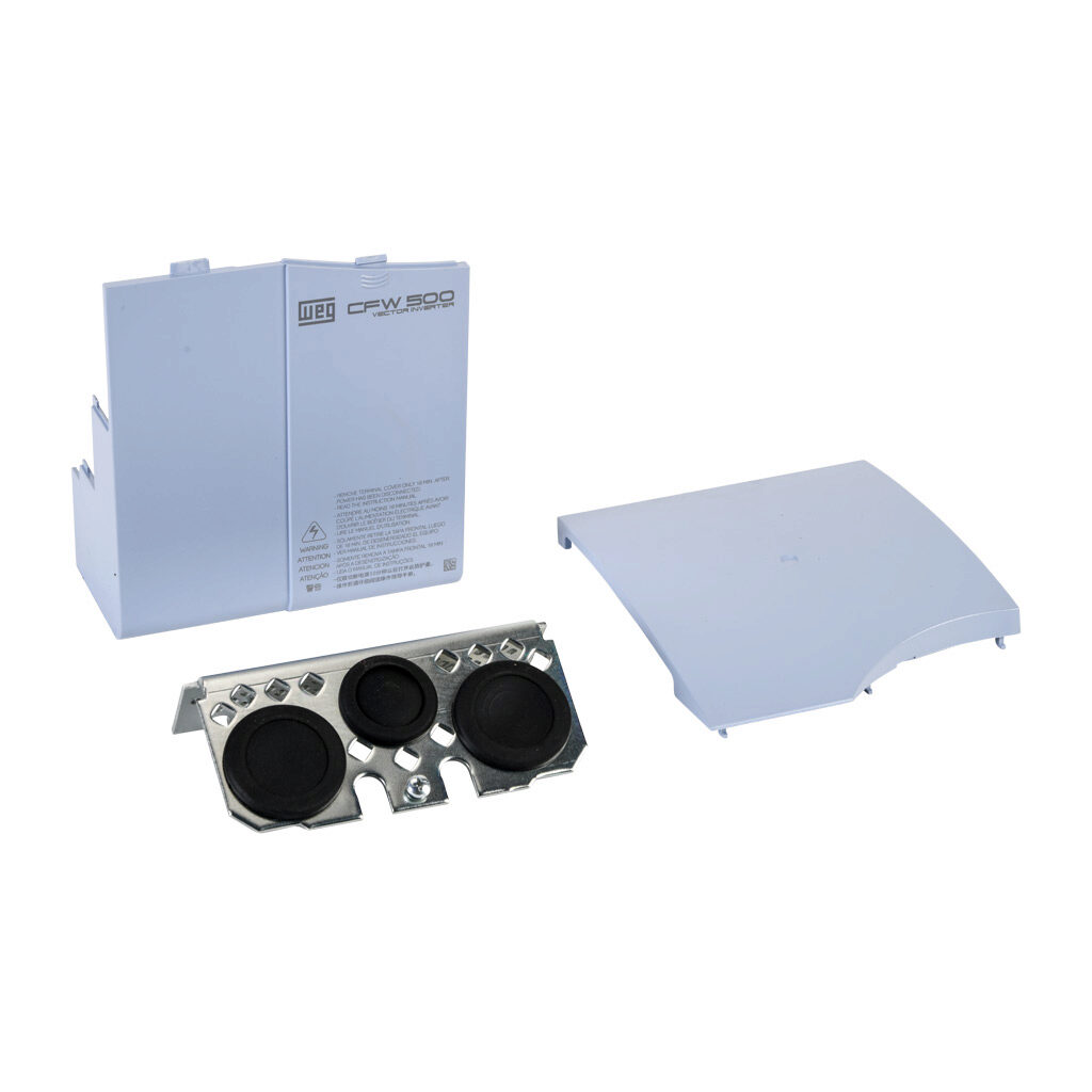 12133824 - WEG Electric CFW500 series conduit box, NEMA 1. For use with WEG CFW500 series C frame AC drives. Mounting hardware included.