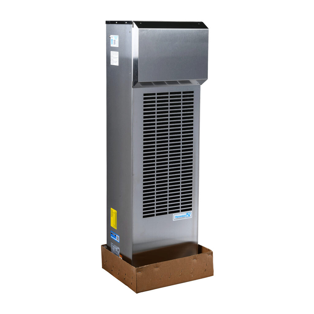 13383836158 - Pfannenberg DTS 3285 air conditioner, 11500 BTU/H, R-134a, 460 VAC operating voltage, 304 stainless steel housing, filter-free, side mount. For use with NEMA/UL Type 4 & 4X enclosures.