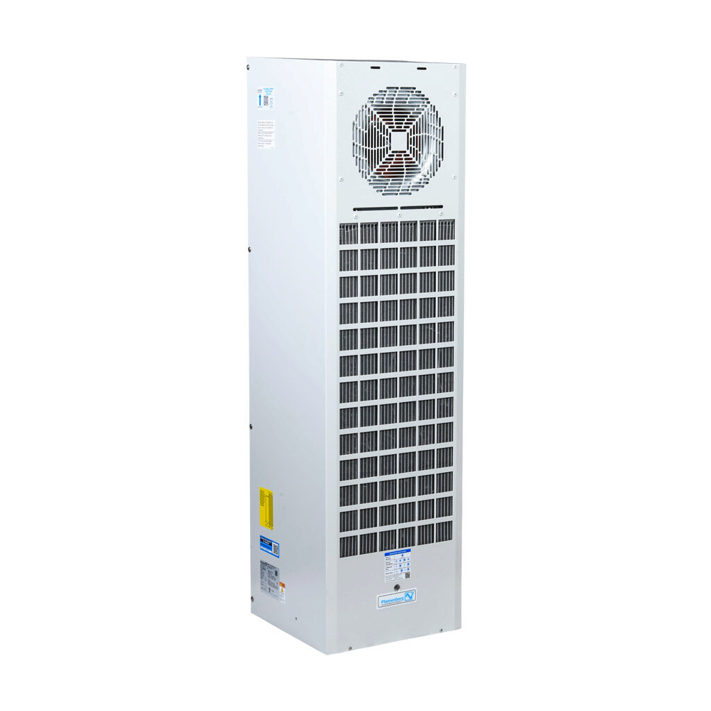 13384036255 - Pfannenberg DTS 3641C air conditioner, 25000 BTU/H, R-134a, 460 VAC operating voltage, carbon steel housing, RAL 7035 light gray, filter-free, side mount. For use with NEMA/UL Type 12 enclosures.