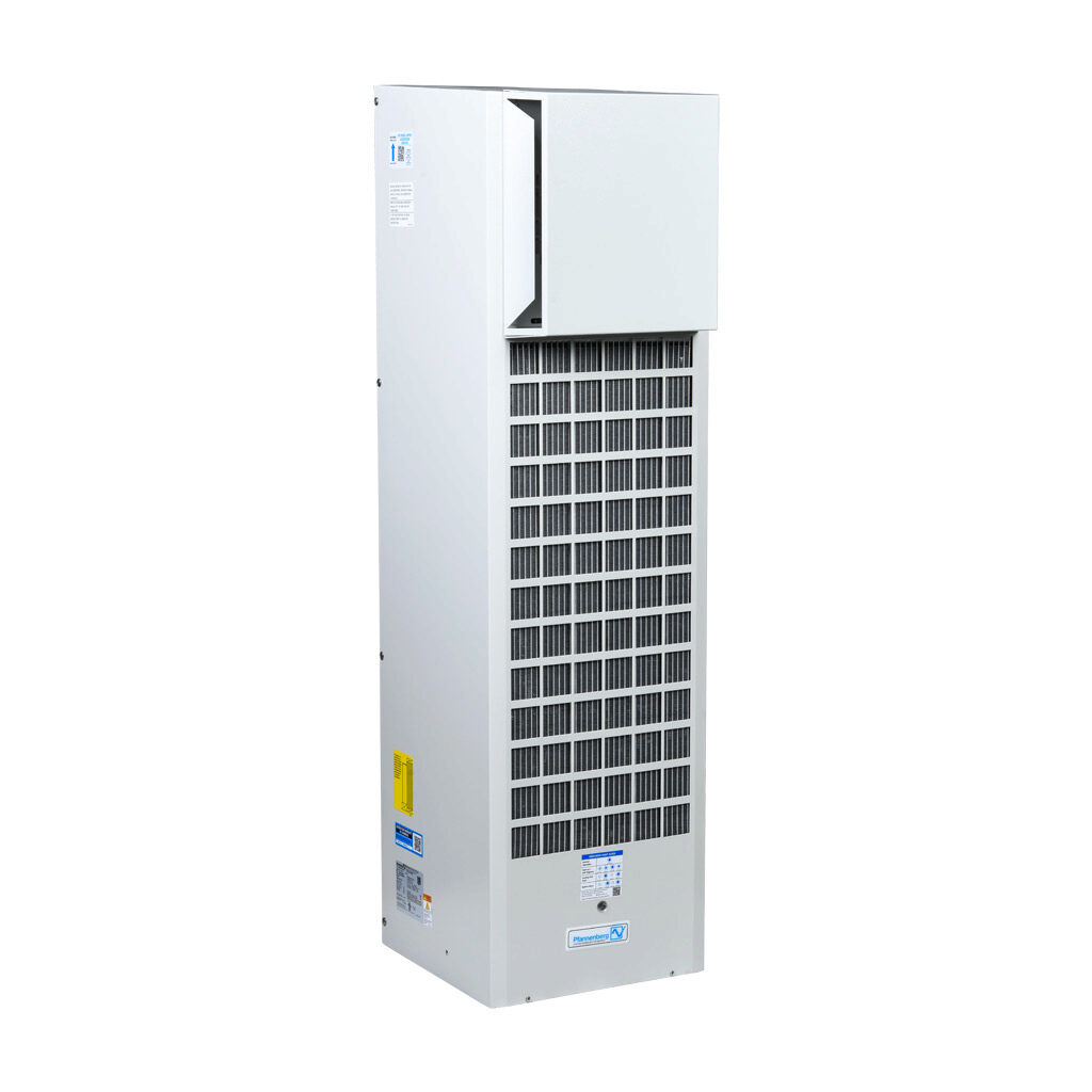 13384136355 - Pfannenberg DTS 3461C air conditioner, 20000 BTU/H, R-134a, 460 VAC operating voltage, carbon steel housing, RAL 7035 light gray, filter-free, side mount. For use with NEMA/UL Type 3R & 4 enclosures.