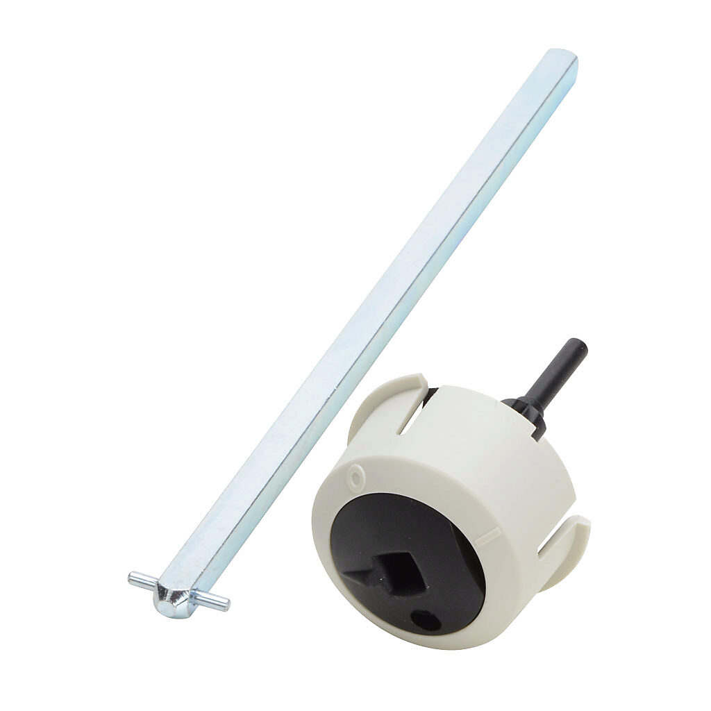 14070515 - Socomec shaft, 150mm length, 5 x 5mm. For use with S0 and S00 type handles.