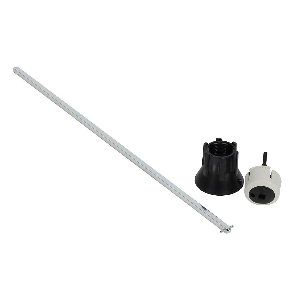 14070532 - Socomec shaft, 320mm length, 5 x 5mm. For use with S0 and S00 type handles. Shaft alignment guide 14190000 included.
