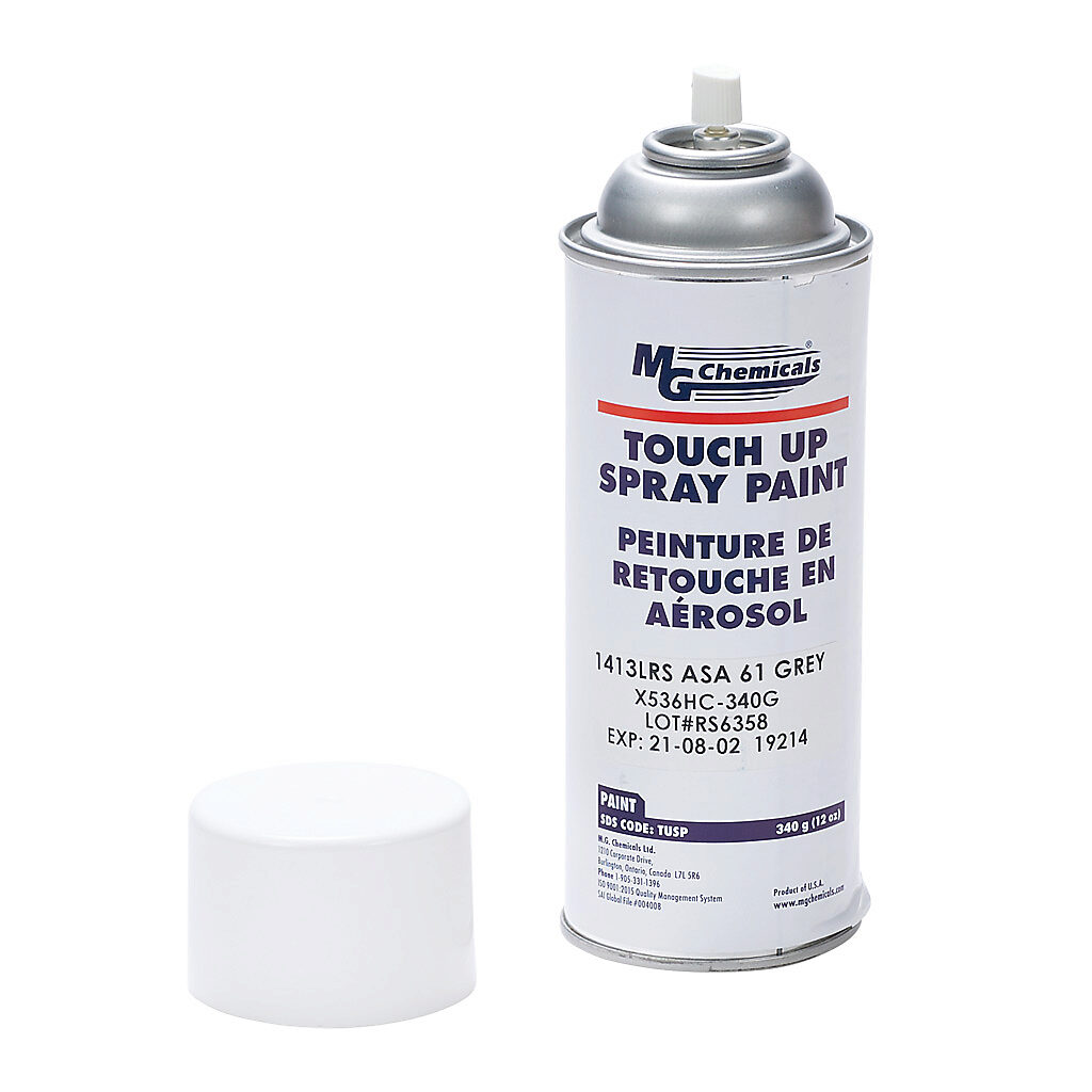 1413LRS - Hammond touch-up paint, 12 ounce spray, ANSI 61 gray.