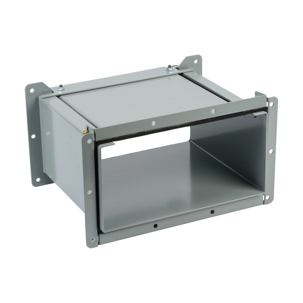1485FX - Hammond lay-in wireway fitting, adjustable fitting, 12 x 6 x 2 to 7in, carbon steel, ANSI 61 gray, powder coat finish, NEMA 12. For use with 1485 series wireway.