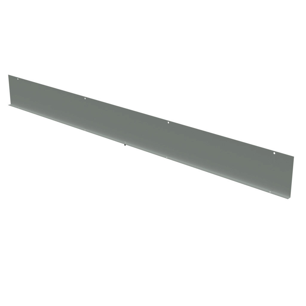 1487DB60 - Hammond wireway fitting, partition, 6 x 6 x 60in, carbon steel, ANSI 61 gray, powder coat finish, NEMA 4/4X/12. For use with 1487SS series wireway.