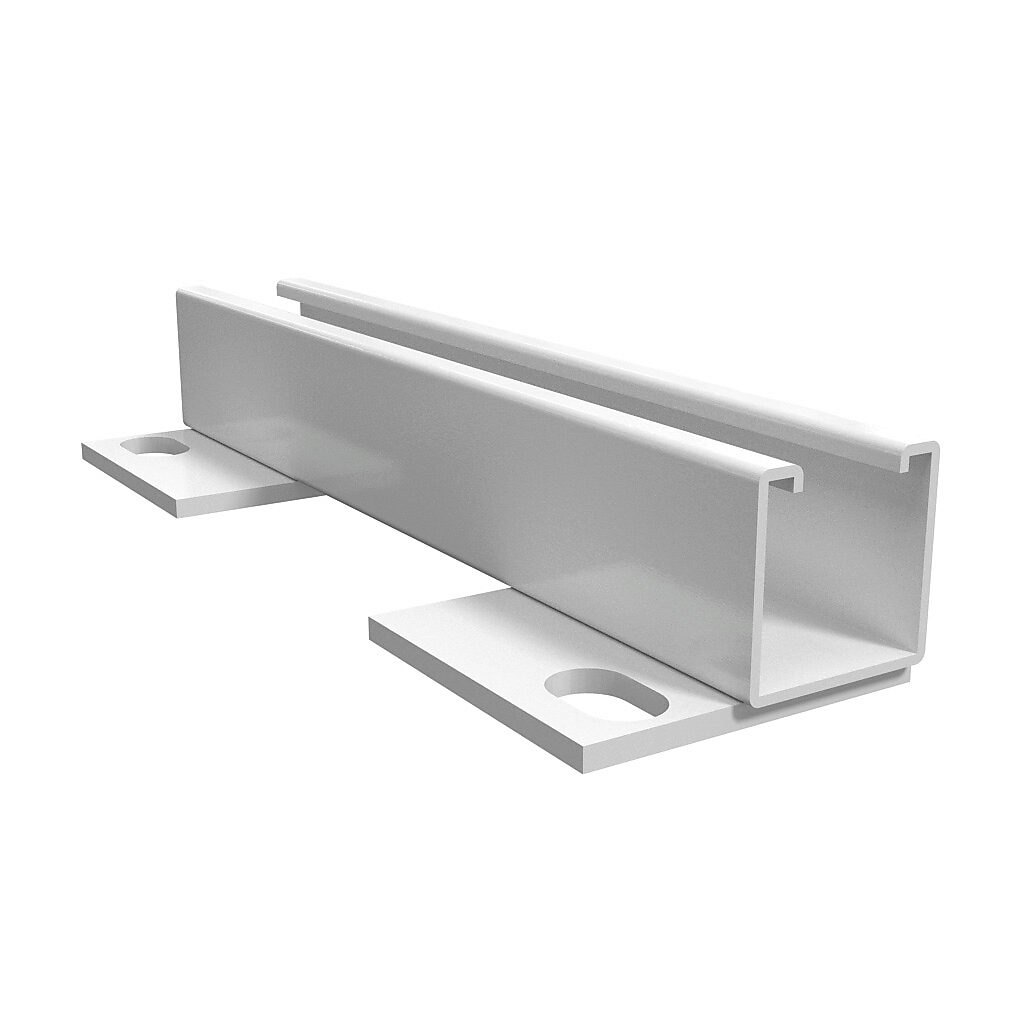14B12 - Hammond enclosure terminal bracket, carbon steel, vertical or horizontal mount, RAL 9003 white, powder coat finish. Package of 2. For use with 12in (H or W) 1414 enclosures.