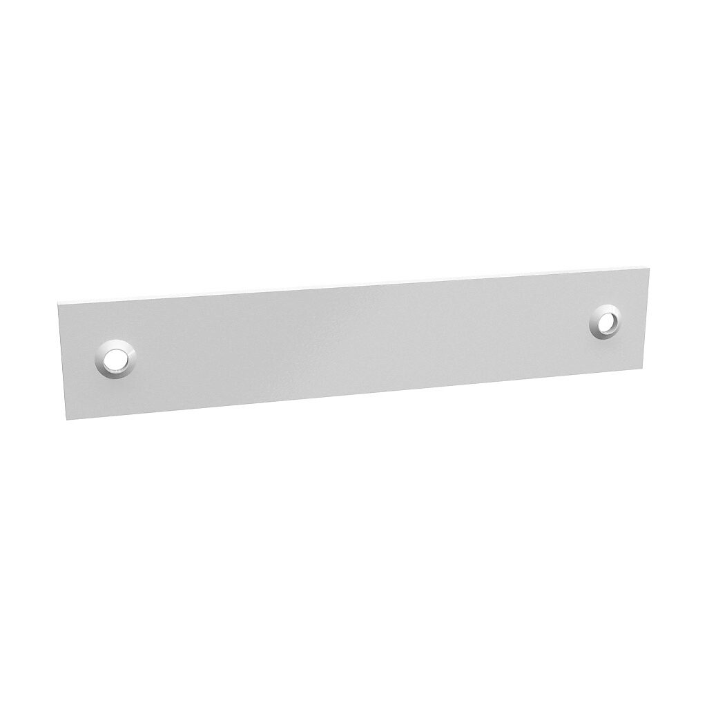14S10 - Hammond enclosure terminal strap, 8.2in length, 6.3in usable length, carbon steel, vertical or horizontal mount, RAL 9003 white, powder coat finish. For use with 10in (H or W) 1414 enclosures. Mounting hardware included.