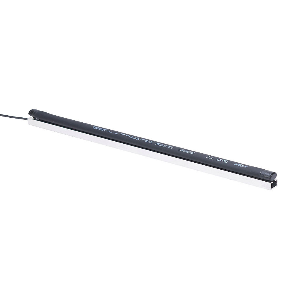 1501-1464 - ASO Safety Solutions safety contact edge, 15 x 10mm, 1.2ft length, pigtail, 8.2ft/2.5m cable length. Aluminum mounting rail included. Preassembled with 8.2k ohm resistor for 2-wire installation.