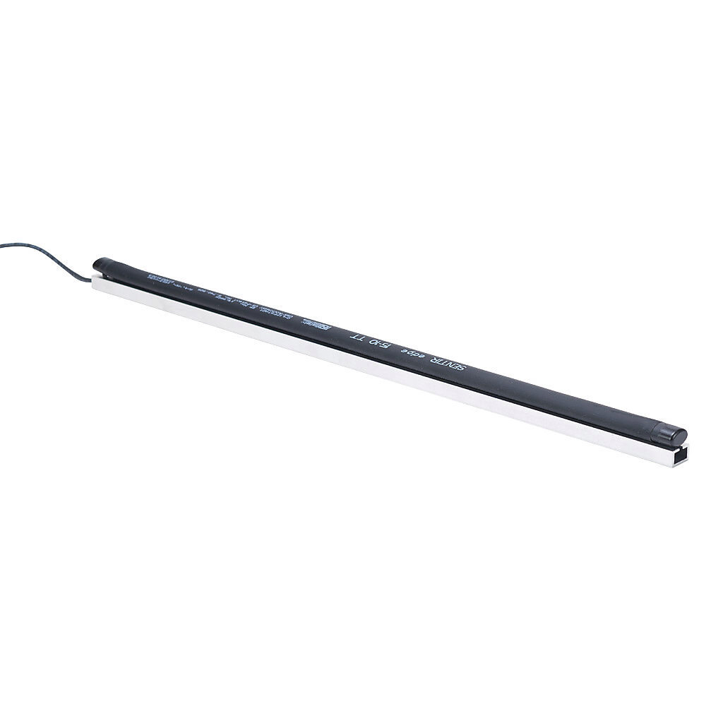 1501-1465 - ASO Safety Solutions safety contact edge, 15 x 10mm, 1.5ft length, pigtail, 8.2ft/2.5m cable length. Aluminum mounting rail included. Preassembled with 8.2k ohm resistor for 2-wire installation.