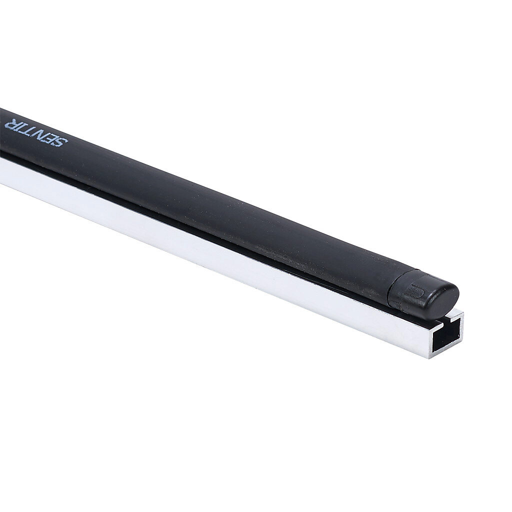 1501-1470 - ASO Safety Solutions safety contact edge, 15 x 10mm, 3.5ft length, pigtail, 8.2ft/2.5m cable length. Aluminum mounting rail included. Preassembled with 8.2k ohm resistor for 2-wire installation.