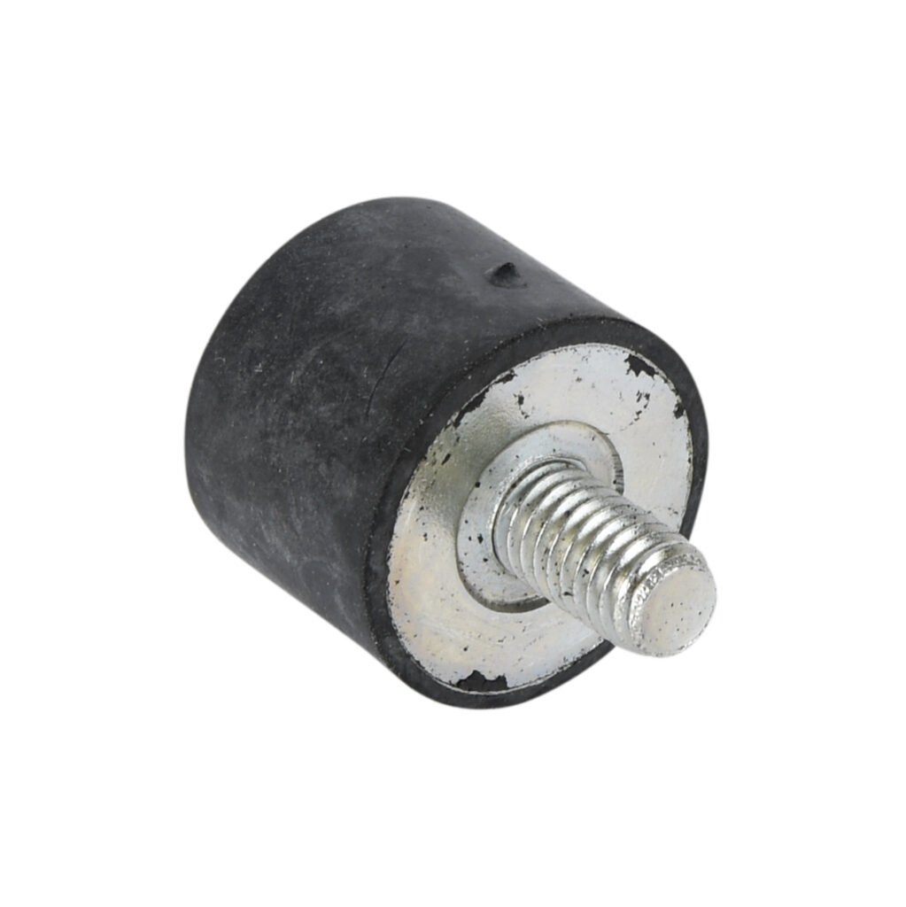 151091 - FATH stop bumper, black, M6-1.0 x 10mm, rubber/zinc-plated steel, slot size 8/10. For use with all 1.5in, 3in, 40mm, 45mm, 80mm and 90mm profile T-slotted rails. Manufacturer part number: 051DC551520MM0610.