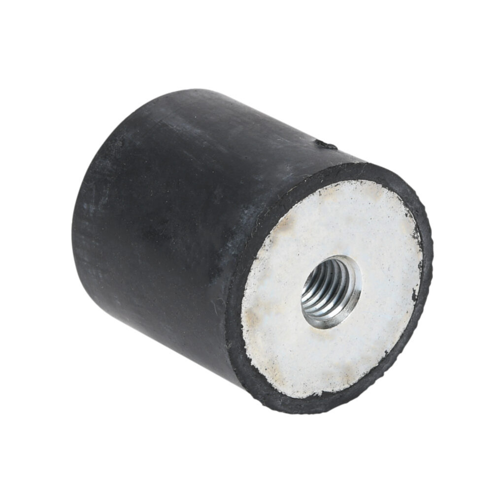 151170 - FATH stop bumper, black, M8-1.25, rubber/zinc-plated steel, slot size 8/10. For use with all 1.5in, 3in, 30mm, 40mm, 45mm, 60mm, 80mm and 90mm profile T-slotted rails. Manufacturer part number: 051DC553030FM08.