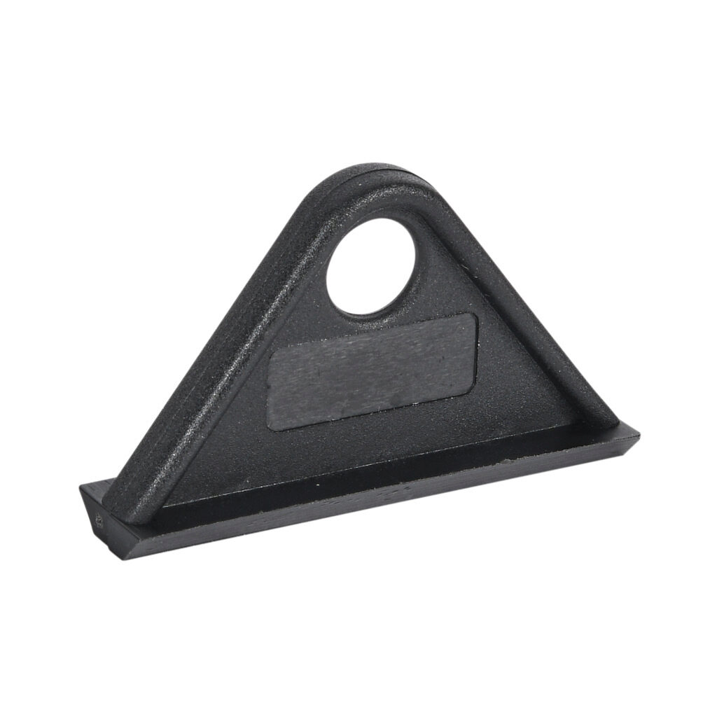 151211 - FATH slider, black, glass-filled nylon, slot size 8. For use with all 30mm and 60mm profile T-slotted rails. Manufacturer part number: 093007.