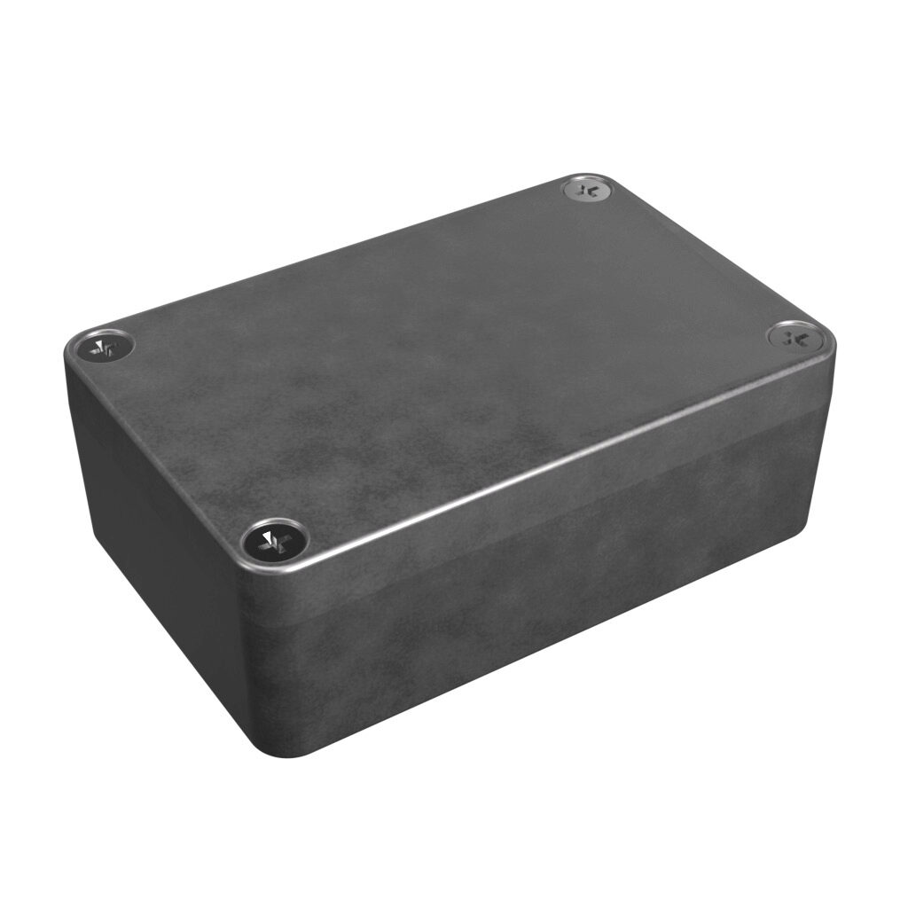 1550Z103 - Hammond enclosure, NEMA 1/4/4X/12/13, 98 x 64 x 34mm (HxWxD), die-cast aluminum alloy, screw cover.