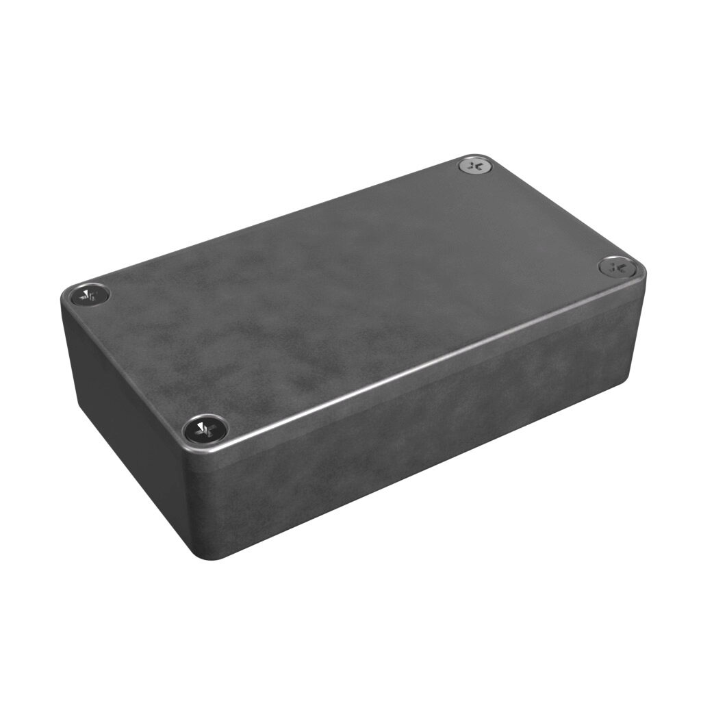 1550Z106 - Hammond enclosure, NEMA 1/4/4X/12/13, 115 x 65 x 30mm (HxWxD), die-cast aluminum alloy, screw cover.
