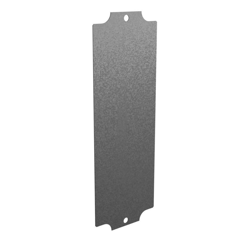 1590ZGRP131PL - Hammond subpanel, galvanized steel. For use with 1590ZGRP131 enclosures.