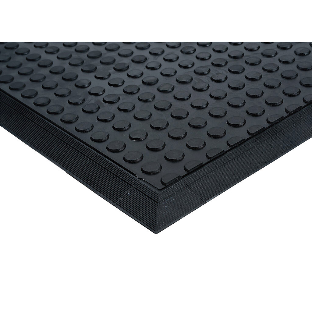 1602-4092 - ASO Safety Solutions safety contact mat, 24 x 60in, integrated taper edge, 24 VAC/VDC operating voltage, polyurethane contact surface, black, IP65, 19.6ft/6m cable length, pigtail.